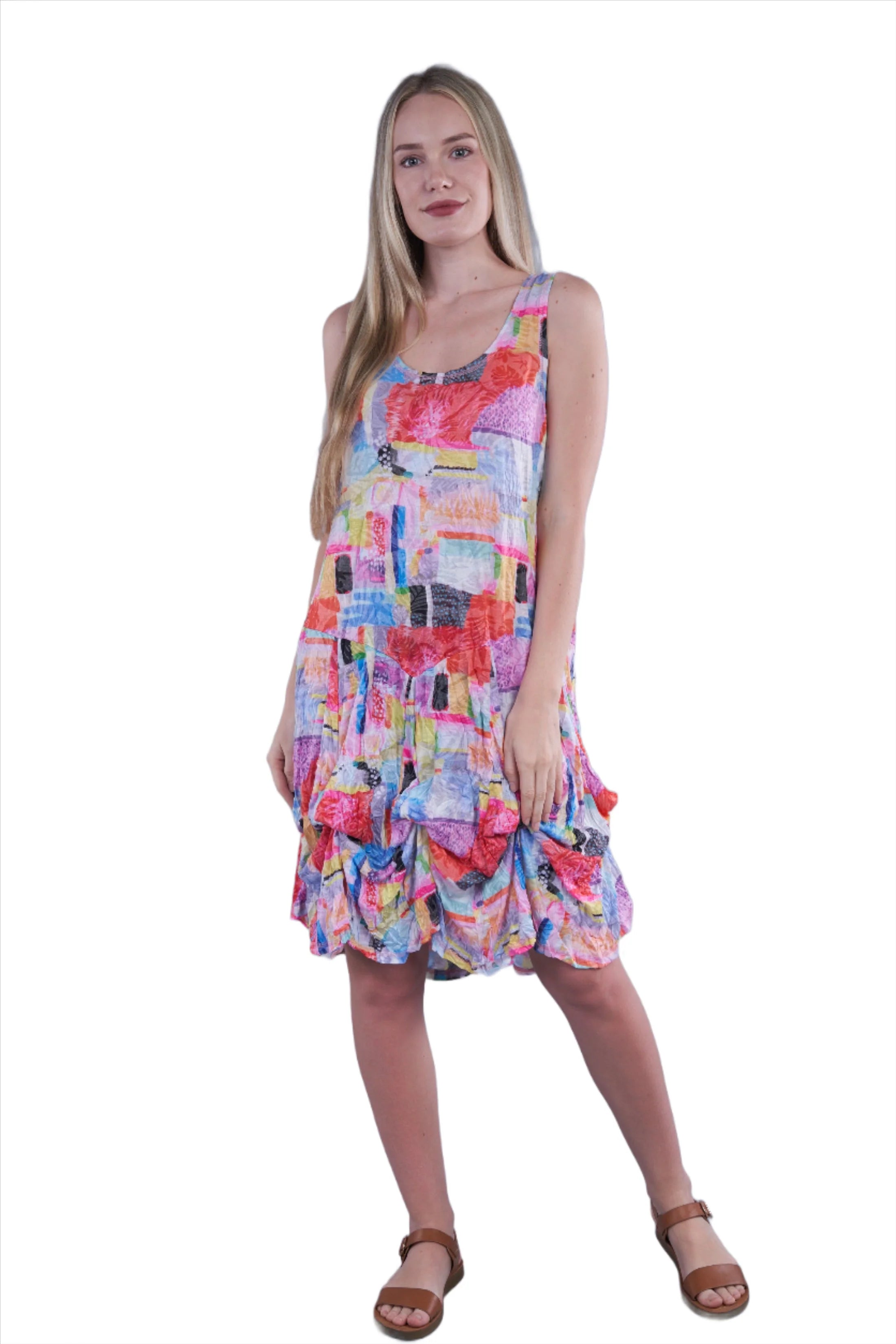 Shana Apparel Crinkle short dress – Artisans On The Avenue